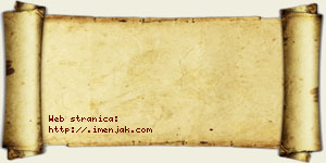 Mina Čalošević vizit kartica